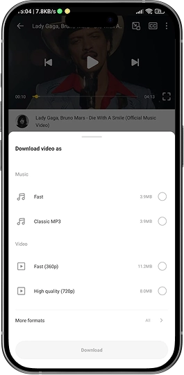 Baixar MP3 MP4 (MP3 MP4 Downloader) - Snaptube apk