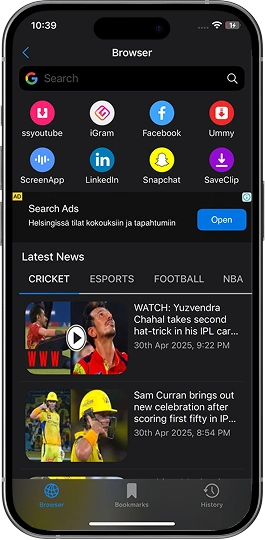 Baixe mídia de mais de 100 plataformas - snaptube para ios