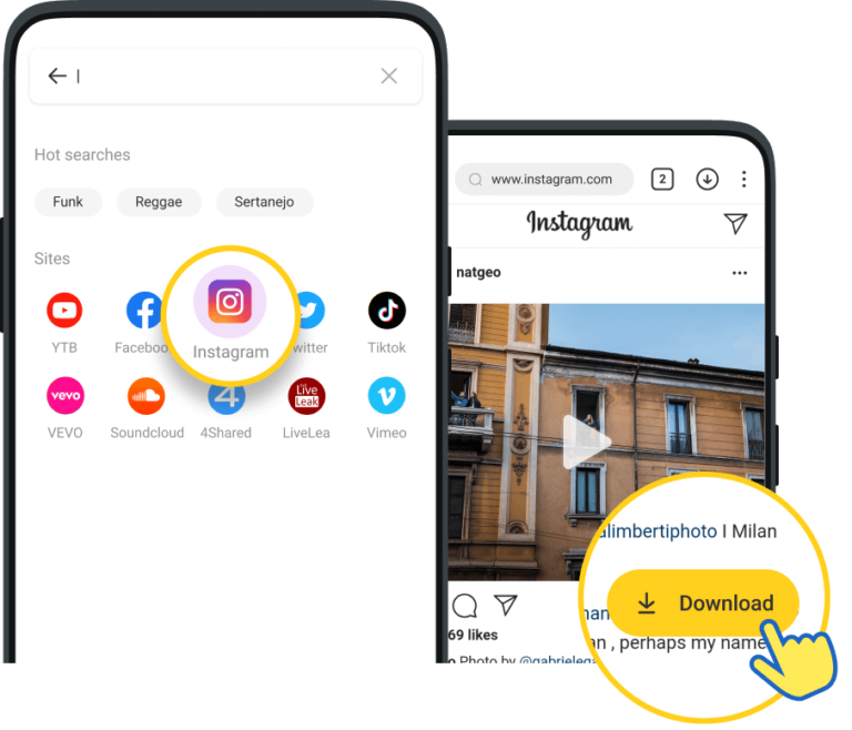 snaptube instagram video downloader